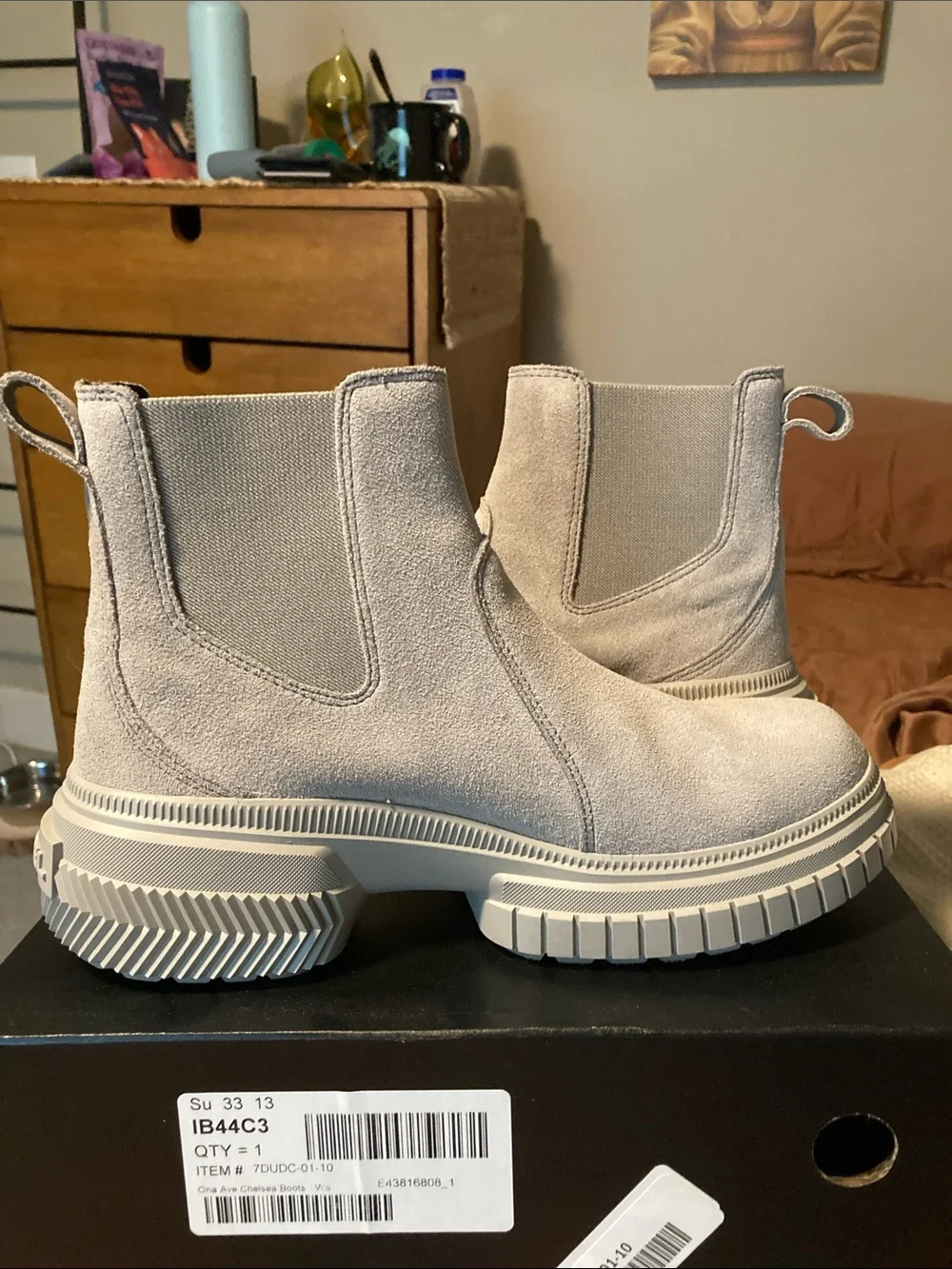 Sorel waterproof suede